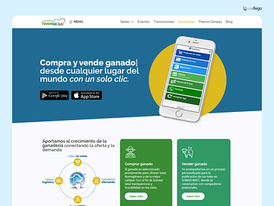 Landing page Subastanet