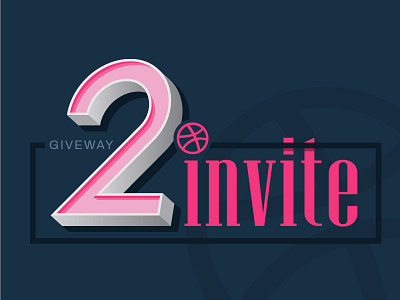 2x dribbble Invite 2xinvite dribbble giveway invitations invite