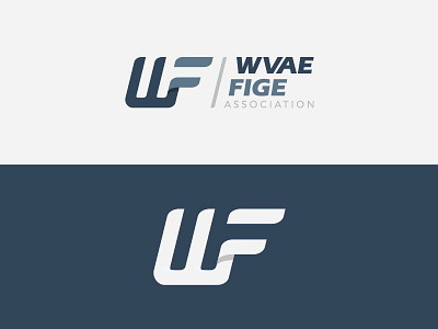 WVAE FIGE Logo Design. association design letter logo minimal monogram wf