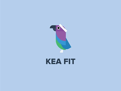 Kea Fit Logo birds illustration logos school