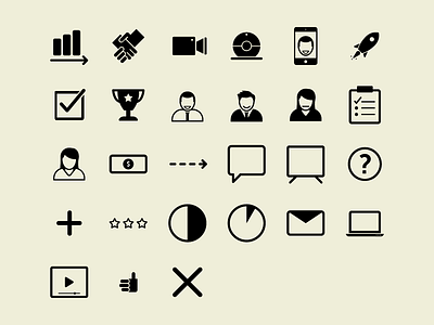 Pitch deck icons
