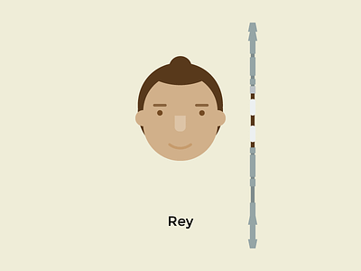 Rey from The Force Awakens illustrations movies star wars the force awakens