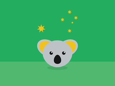 Australia Day Illos australia koala poster