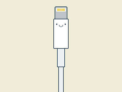 Lightning cable Shopkins style