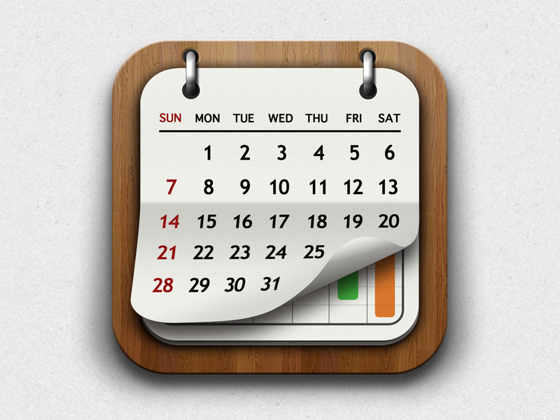 Calendar App Icon by Go Ando on Dribbble
