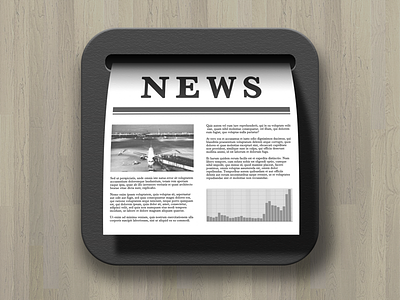 News Reader App Icon icon ios reader