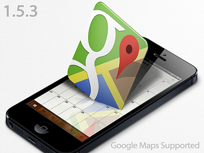 Google Maps Supported calendar ios