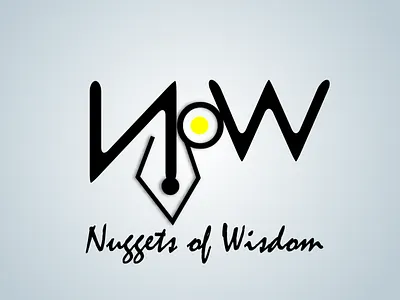 Nuggets of wisdom(Blog logo) creative creative logo design logo logo design ui design