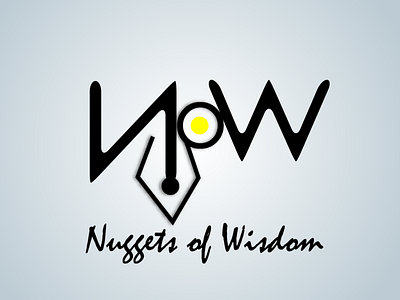 Nuggets of wisdom(Blog logo) creative creative logo design logo logo design ui design