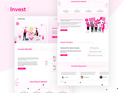 Invest/Webpage characterdesign creative dailyui design illustration ui ui design ux vector web webdesign webpage