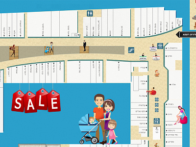 UI/UX for shopping mall map - Zoomshopper mall map shopping uiux zoomshopper