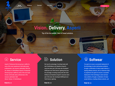 Asperii web ui/ux design design startup ui uiux web web design