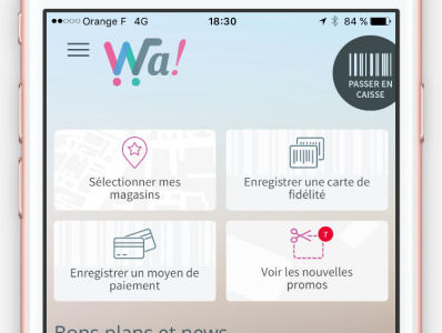 Wa! app UI/UX Design