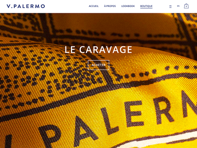 V.Palermo website design ui ux