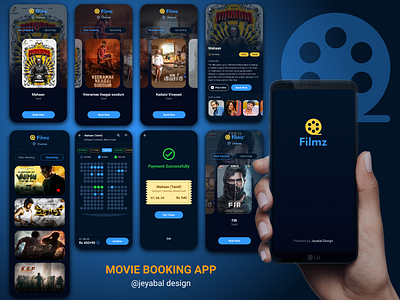 Movies Booking App design mobile app mobile app design mobile ui movies booking ticket booking app