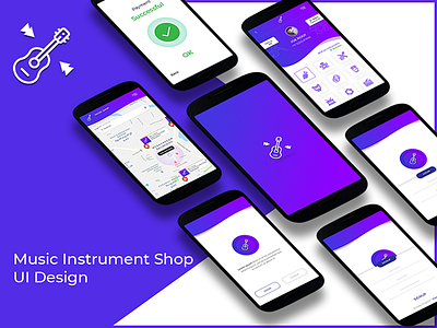 Music Instrument Shop UI