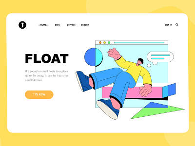 Float app branding design icon illustration logo typography ui