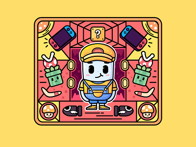 GAME design icon illustration