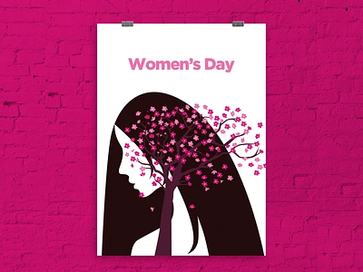 Women's day poster womensday