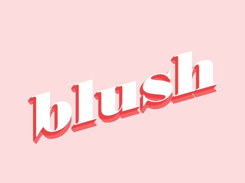 BLUSH by Jess Nichol on Dribbble