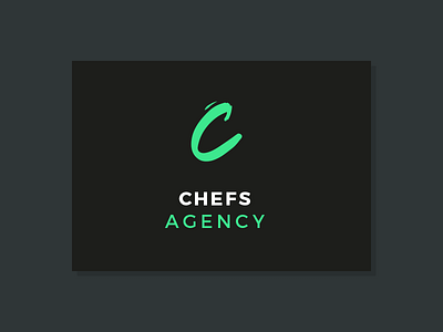 Chefs Agency brush lettering typography