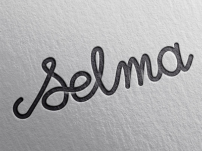 Selma lettering