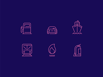 Technical icons set