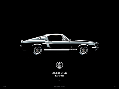 Shelby GT500 Fastback '67 Black