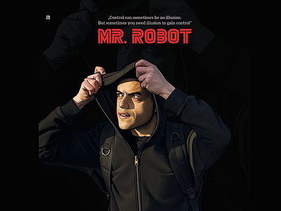 MR. ROBOT mrrobot mrrobotquotes portrait poster quotes vectorart