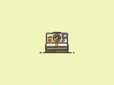 Polaroid api camera clean icon illustration insta photographu polaroid slick tea vector vintage