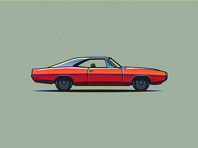 Dodge Charger 1970 by mvcnform on Dribbble