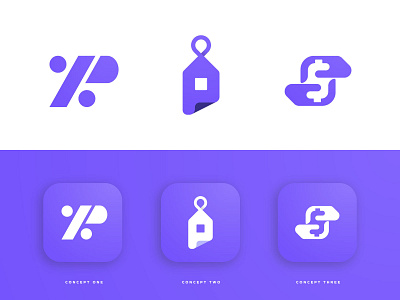 PC Bancard - Logo Concepts $ app logo brand brand identity branding design discount for sale unused buy identity designer lettermark logo logomark logomarks logos logotype designer negative space p letter rebrand smart mark typography