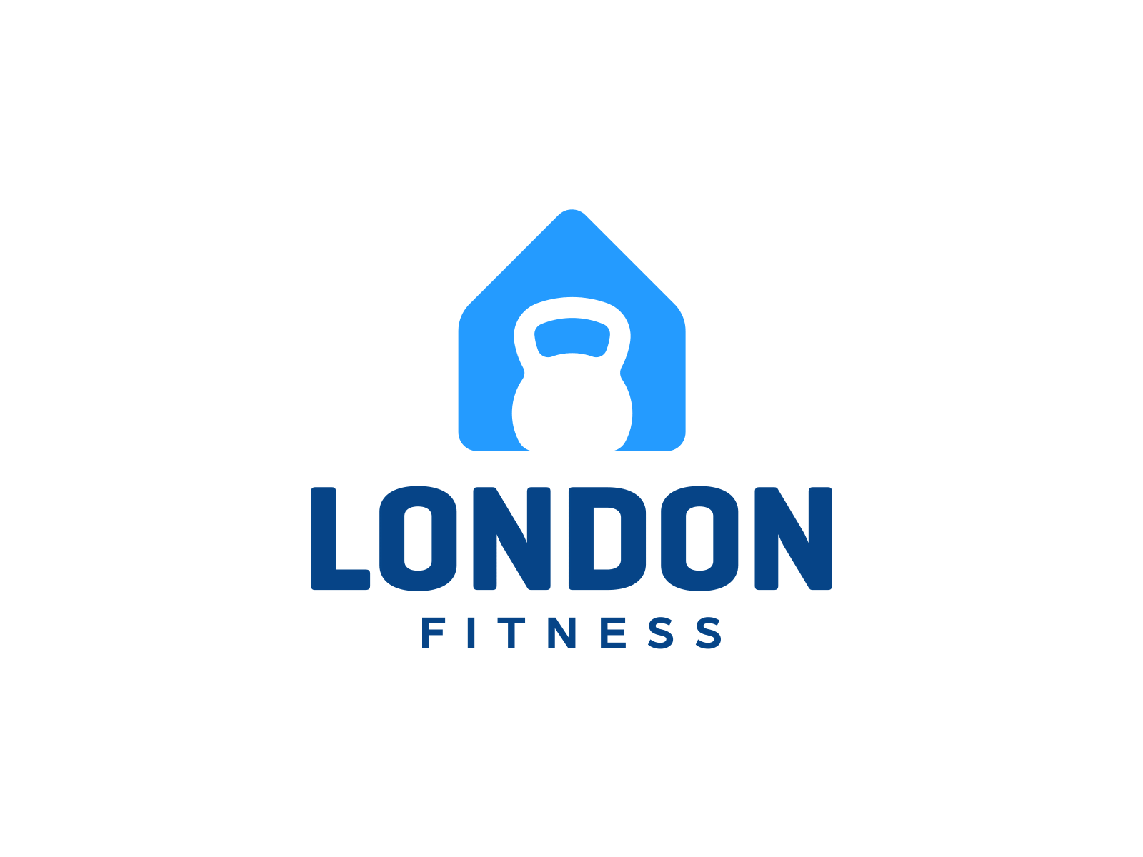 London Fitness - Logo Animation after effects animated gif animation brand branding design fitness gym logo identity designer intro kettle bell kettlebell lettermark logomark logotype designer motion design personal training smart mark typography workout app