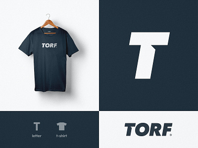 Torf - Brand Identity Design brand brand identity branding clothing label custom type design identity design identity designer letter t lettermark logo logo design logomark logotype designer negative space smart mark streetwear tshirt typography wordmark