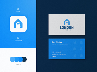 London Fitness - Business Card Design