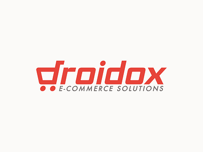 Droidox - Logotype Design cart ecom ecommerce icon identity logo logotype mark market shop shopping cart smart branding