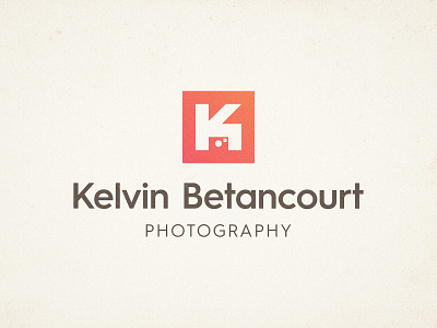 Kelvin Betancourt Photography - Logo Design camera identity camera lens clever design foto symbol geometric logotype k monogram initial negative space logo photography logomark smart mark