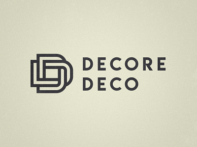 Decore Deco - Logo Design bold interlaced brand development cloth logo cotton logomark d clever monogram dd initials decore deco icon design identity designer logotype branding smart mark wool symbol