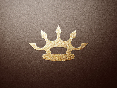 Royal Hooligan - Logomark Design beer branding brass knuckles cleverlogo crown logo double meaning gold foil identity designer king logomark luxury brand smart mark symbol design
