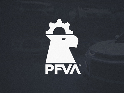 PFVA - Logo Design animal logos beak bird icon cog custom type eagle logo falcon logotype designer logotypedesign logotypes mascot design mascotlogo