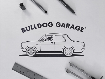 Bulldog Garage - Logo Concept