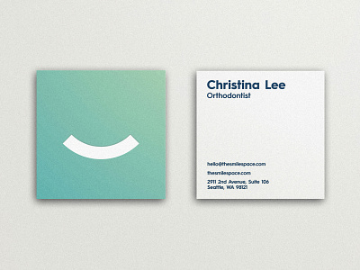 The Smile Space - Business Card Design