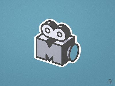 Matthew Birks Videography - Logomark Design b letter branding camera logo cleverlogo film illustration logomark m monogram mascot design outline icon sports brand videographer