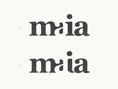 Maia - Logotype Concepts brand branding custom type design for sale unused buy identity designer illustration lettering artist lettermark logomark logotype design logotype designer logotypes negative space negative space logo portugal smart mark type art typography wordmarks