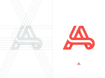 Ayoub Hussain - Logo Grid a letter a day belt brand brand identity branding design grid design identity designer illustration lettermark logo logomark logotype designer negative space negative space logo negativespace smart mark trademark typography ui