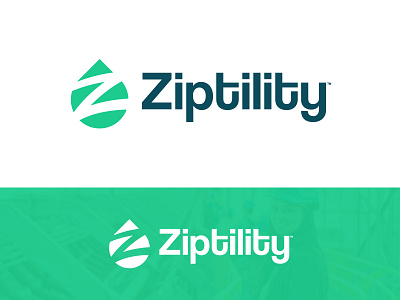 Ziptility - Logo Design brand branding identity design lettermark logo mark logotype designer logotypedesign negativespace typography water drop z