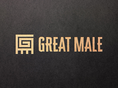 Great Male - Logotype Design adinkra bold design brand branding g letter identity lettermark logo logotype designer maze typography