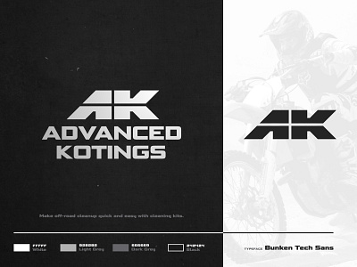 Advanced Kotings - Brand Identity a letter a day brand branding cleverlogo identity k logo lettermark logomark logotype designer mark style guide typography