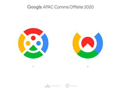 Google APAC Comms Offsite 2020 - Logo Concepts brand brand identity branding community design google identity designer lettermark logo logomark logotype designer mount fuji mountain negative space negative space logo olympic games smart mark sun tokyo typography