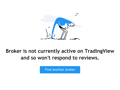 Broker is not active on TradingView active broker design find hide illustration not active ostrich review shy